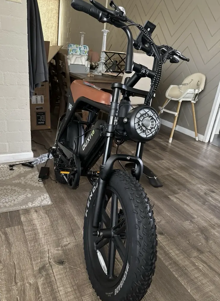 Bike parked near stairs