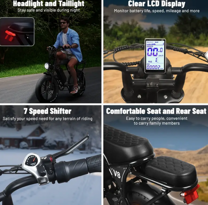 V8 Electric Bike 750W